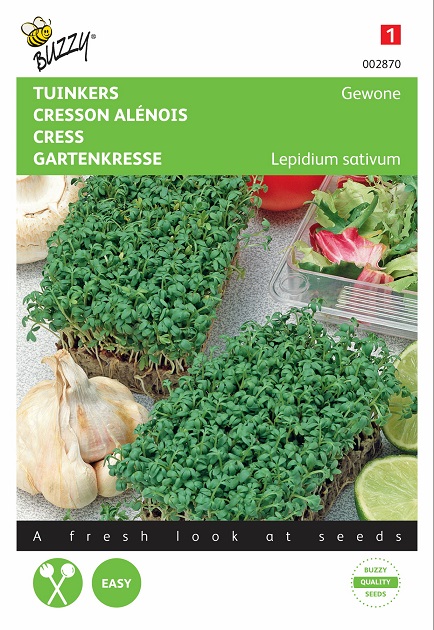 uit welke soorten tuinkers zaden kun je kiezen