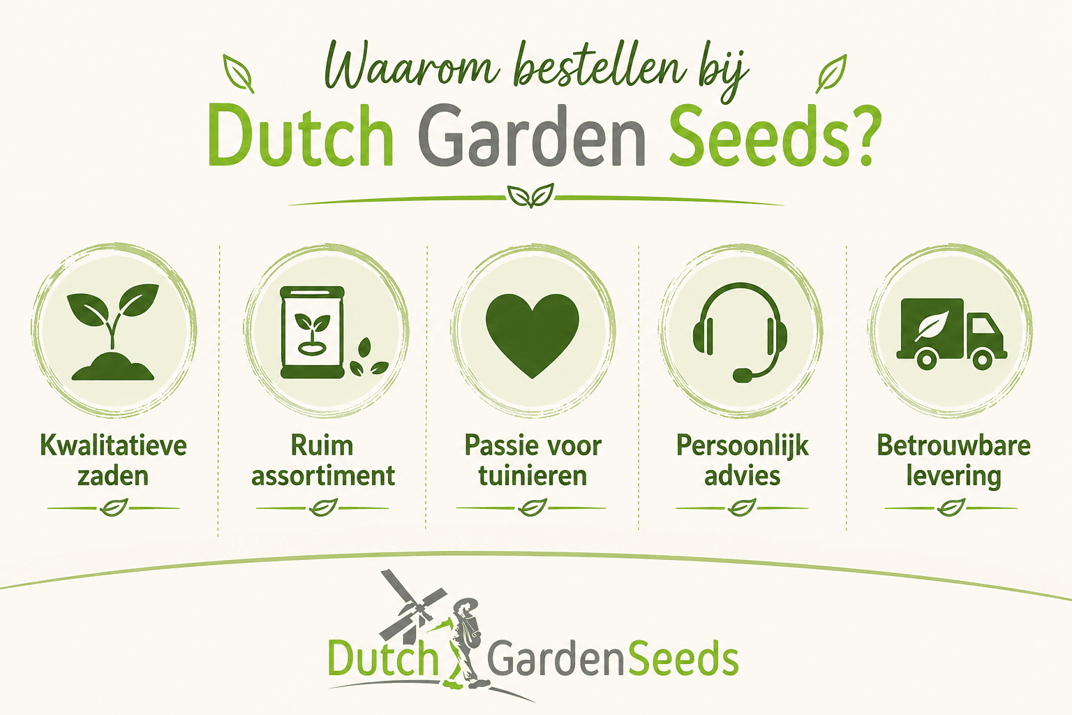 waarom bestellen bij dutch garden seeds