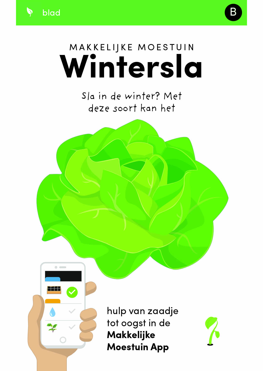 Rouwen Stressvol Gestaag Makkelijke Moestuin zaden Wintersla - Snelle levering!