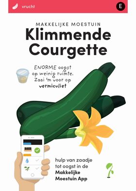 Makkelijke Moestuin zaden Klimmende Courgette