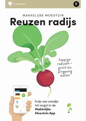 Makkelijke Moestuin zaden Reuze Radijs