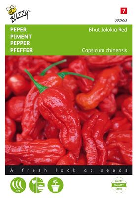 Hete Peper Bhut Jolokia Red