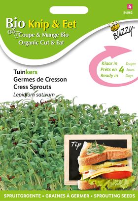 Biologische Tuinkers Knip & Eet
