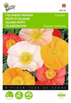 IJslandse Papaver Excelsior pasteltinten