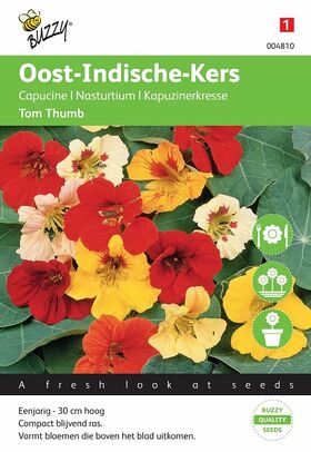 Oost-Indische Kers Tom Thumb gemengd