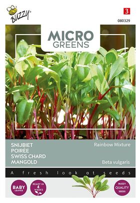 Microgreens Snijbiet Regenboogmengsel