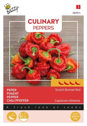 Peperzaden 'Scotch Bonnet Red'