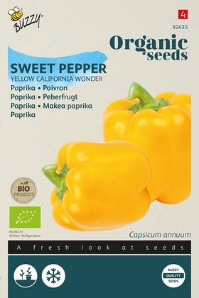 Biologische Paprika Gele California Wonder