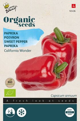 Biologische Paprika California Wonder