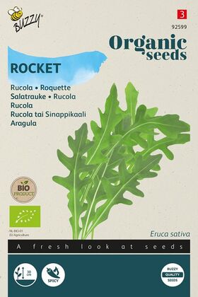 Biologische gewone Rucola Zaden