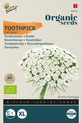 Biologische Tandenstoker Zaden 'The Giant'